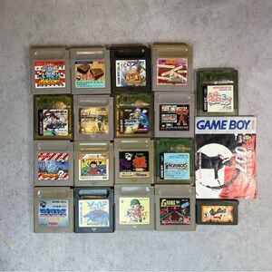 Japanese Game Boy Color Lot 17 Games Medarot Zoids Ninku Atlus +GBA